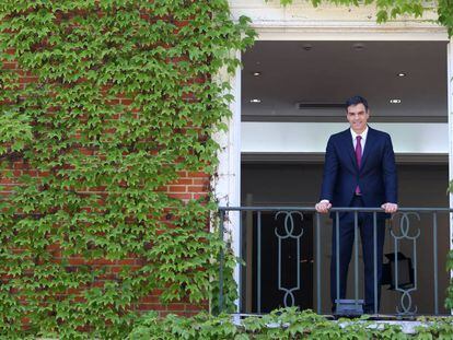 Las imágenes de la entrevista de Pedro Sánchez a EL PAÍS