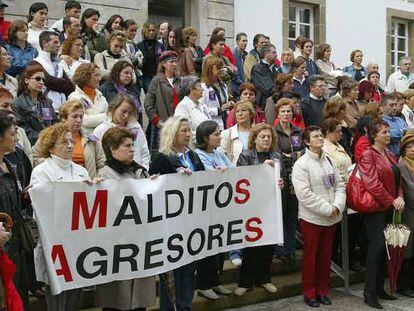 Concentración por la víctima mortal de un agresor sexual.