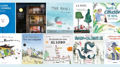 10 portadas de novedades en álbumes ilustrados.