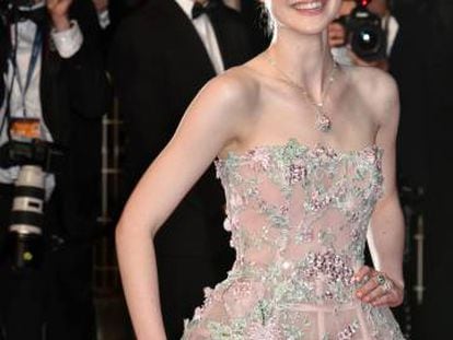 Elle Fanning, el pasado mayo en el Festival de Cannes.