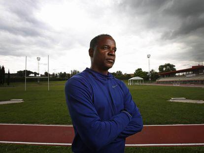 Iván Pedroso, en el centro de entrenamiento de Guadalajara.