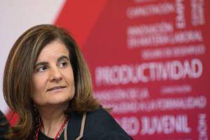 La ministra de Empleo y Seguridad Social de España, Fátima Báñez. EFE/Archivo
