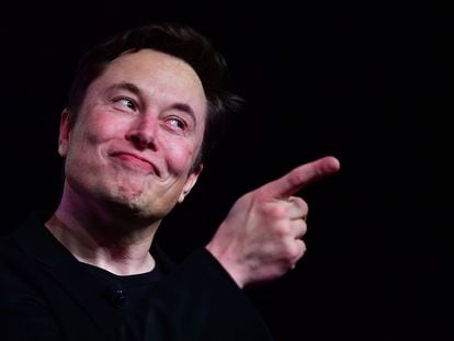 Elon Musk desvela un nuevo modelo de Tesla en 2019, en Los Ángeles (California).