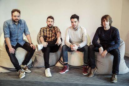 Fotofrafia de archivo del grupo Supersubmarina. 