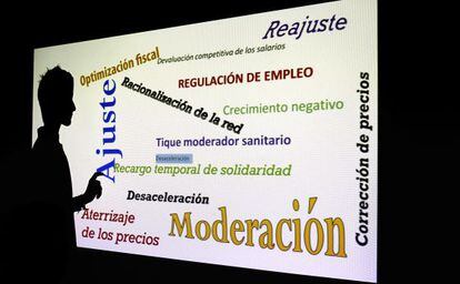 Los eufemismos son especialmente frecuentes ante la mala marcha de la economía.