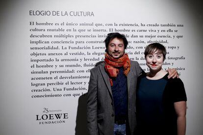 Antonio Lucas, ganador del Loewe de Poesía, junto con Elena Medel, Premio de Creación Joven.