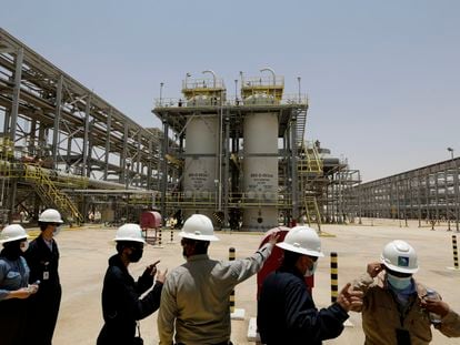 Una instalación gasista de Saudi Aramco, el pasado 31 de octubre.