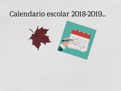 Calendario escolar 2018/2019: estos días serán festivos en tu comunidad