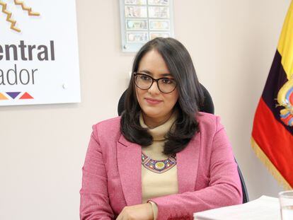 Verónica Artola, Gerente General del Banco Central de Ecuador desde junio de 2017.