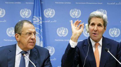 Lavrov y Kerry, el viernes en Nueva York
