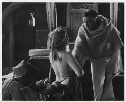 Un fotograma de la película danesa clásica sobre brujería 'Haxan' (1922).
