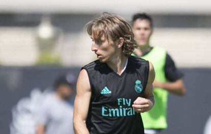 Modric, en la pretemporada.