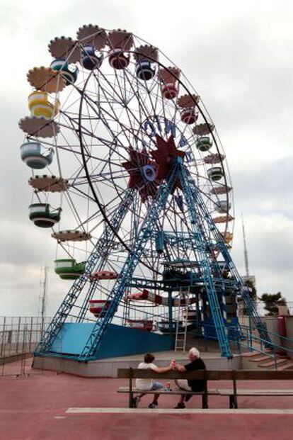 La actual noria del Tibidabo.