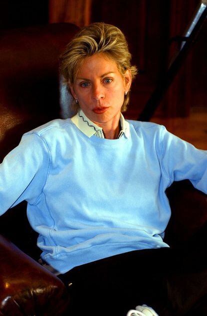 La escritora Patricia Cornwell durante una entrevista en su casa de Greenwich.