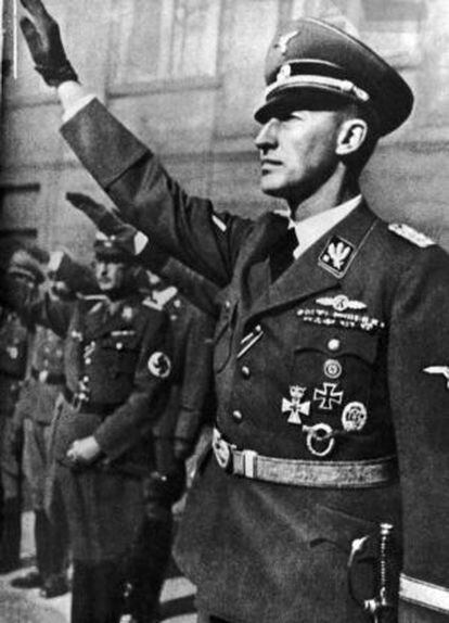 El dirigente nazi Reinhard Heydrich, en 1942