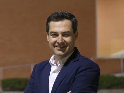 El presidente de la Junta de Andalucía, Juan Manuel Moreno.