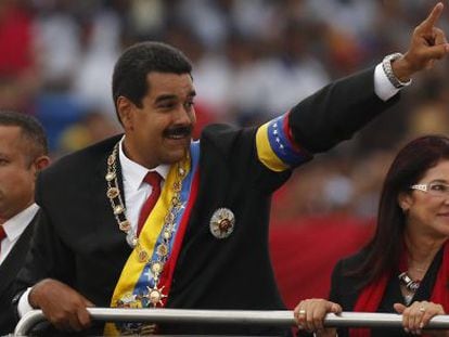 Nicol&aacute;s Maduro y Cilia Flores.