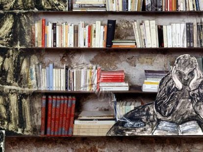 Obra del pintor mallorqu&iacute;n Miquel Barcel&oacute; sobre sus libros y sus bibliotecas. 