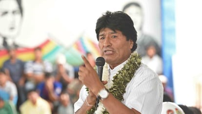 El presidente de Bolivia, Evo Morales.