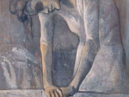 'La planchadora' Picasso, una de las pinturas incluidas en el libro.