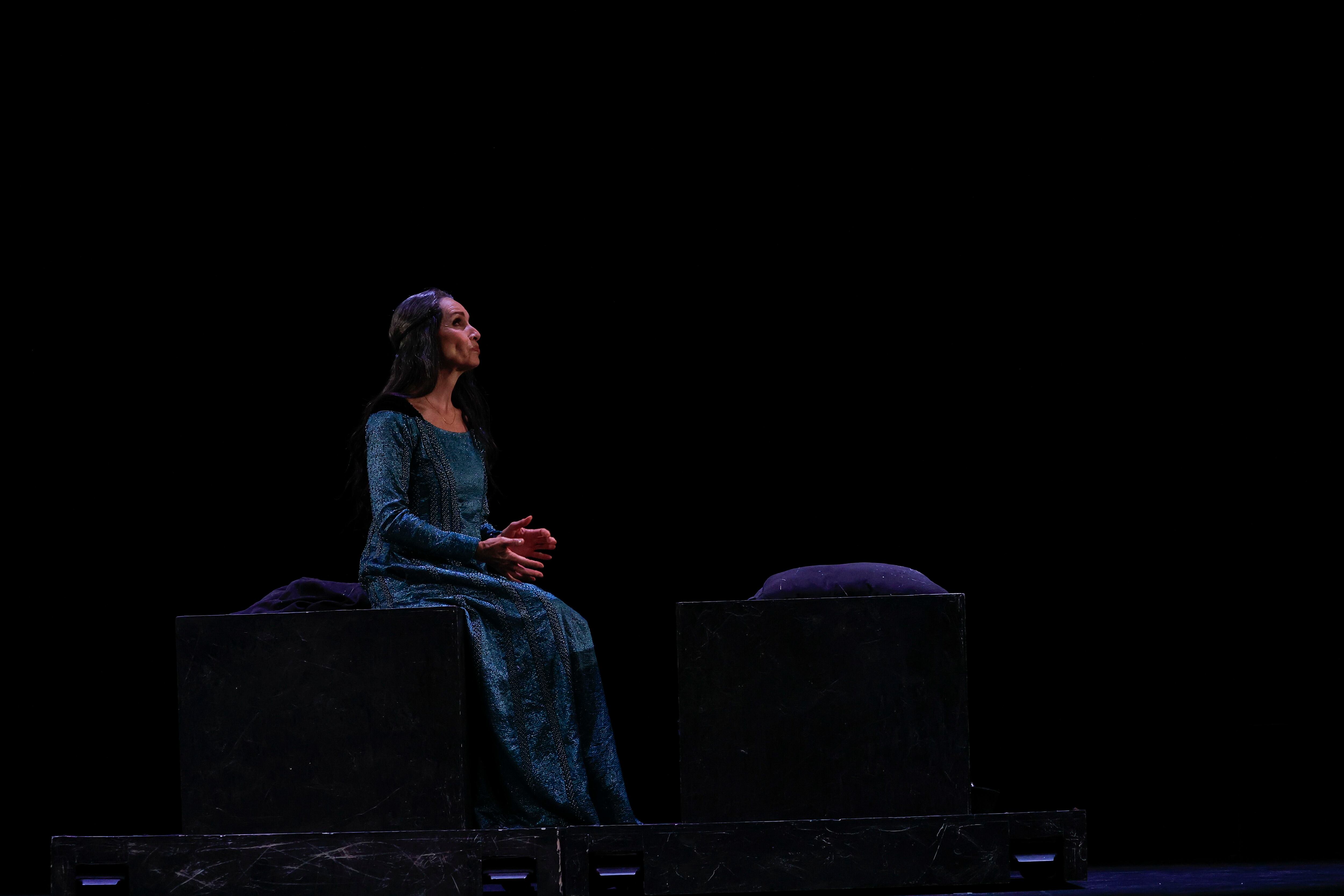 La actriz y cantante Ana Belén, durante el pase gráfico de 'Romeo y Julieta despiertan