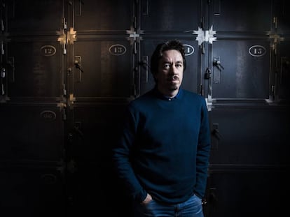 El escritor argentino Pedro Mairal, esta semana en Madrid. 