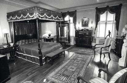 Warhol's four poster bed.