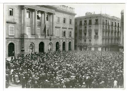 Proclamación de la República en Barcelona.