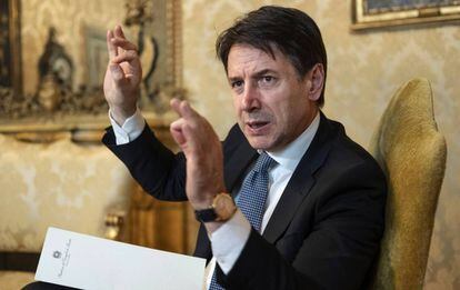 El primer ministro de Italia, Giuseppe Conte. / ANTONELLO NUSCA