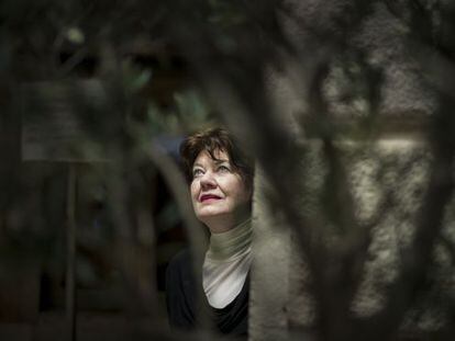 La escritora inglesa Anne Perry, ayer en Barcelona.