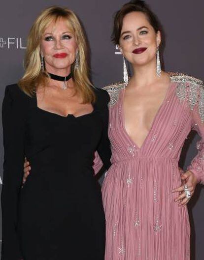 Melanie Griffith y su hija, la actriz Dakota Johnson el pasado noviembre.