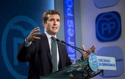 Pablo Casado, en una imagen de archivo. 