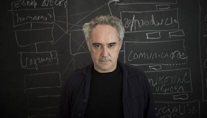 El chef Ferran Adrià, en el Bulli Lab.
