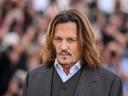 El actor Johnny Depp, el 17 de mayo de 2023 en el festival de Cannes.