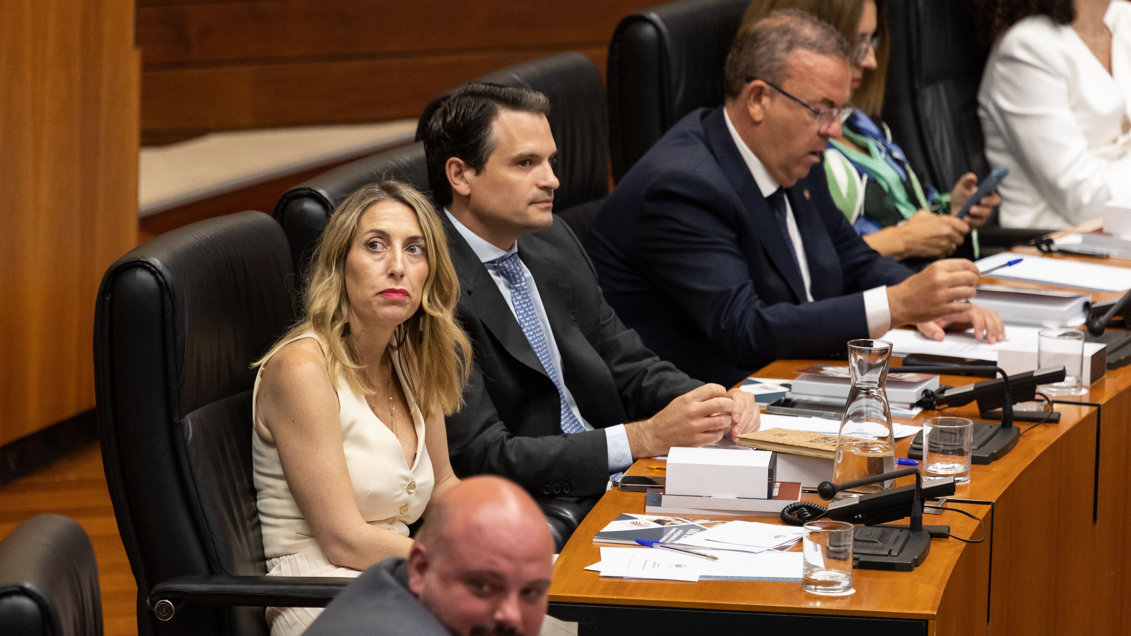 La presidenta del PP de Extremadura, María Guardiola.