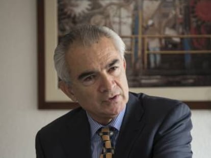 José Manuel Salazar, director regional de la OIT, en entrevista con EL PAÍS en la Ciudad de México.