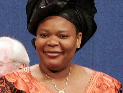 La activista liberiana Leymah Gbowee, en 2009.