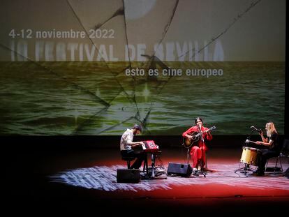 Gala inaugural del 19 Festival de Cine de Sevilla celebrada en el Teatro Lope de Vega, en 2022.