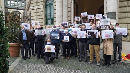 Diversos colectivos realizan campañas desde distintas partes del mundo para exigir la liberación del P. Stan (Roma)