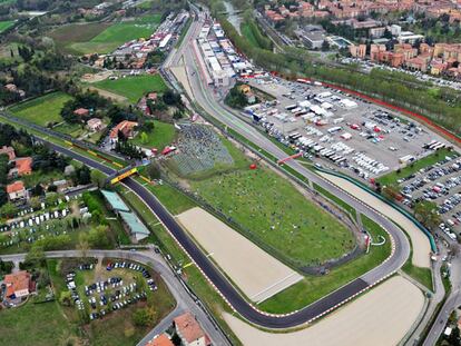 El circuito de Imola.