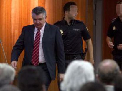 Juan Antonio Roca, esta mañana en la sesión del juicio del 'caso Malaya'.