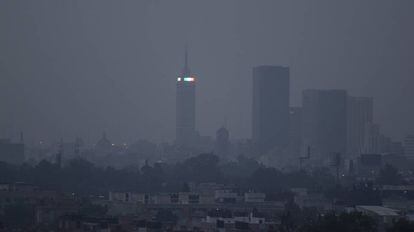 Amanecer en la Ciudad de México.