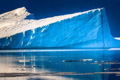 Un iceberg en Groenlandia, en 2022. 