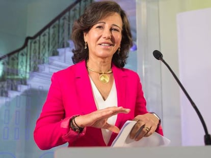 Ana Bot&iacute;n, presidenta de Banco Santander