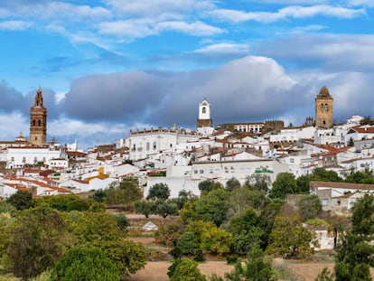 Vista de Jerez de los Caballeros, en la provincia de Badajoz.