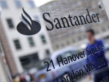 Una sucursal del Banco Santander en Londres, Reino Unido.