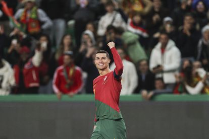 Cristiano Ronaldo celebra uno de sus goles a Liechtenstein en la primera jornada de la clasificación para la Eurocopa 2024.