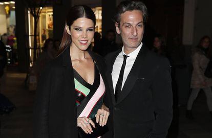 Los actores Juana Acosta y Ernesto Alterio en los premios Fotogramas de Plata 2017 en Madrid, a finales del pasado mes de febrero.
