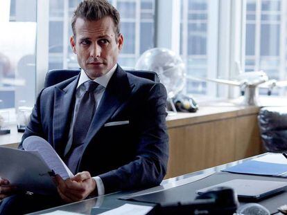Gabriel Macht, en su papel de Harvey Specter para la serie 'Suits'.