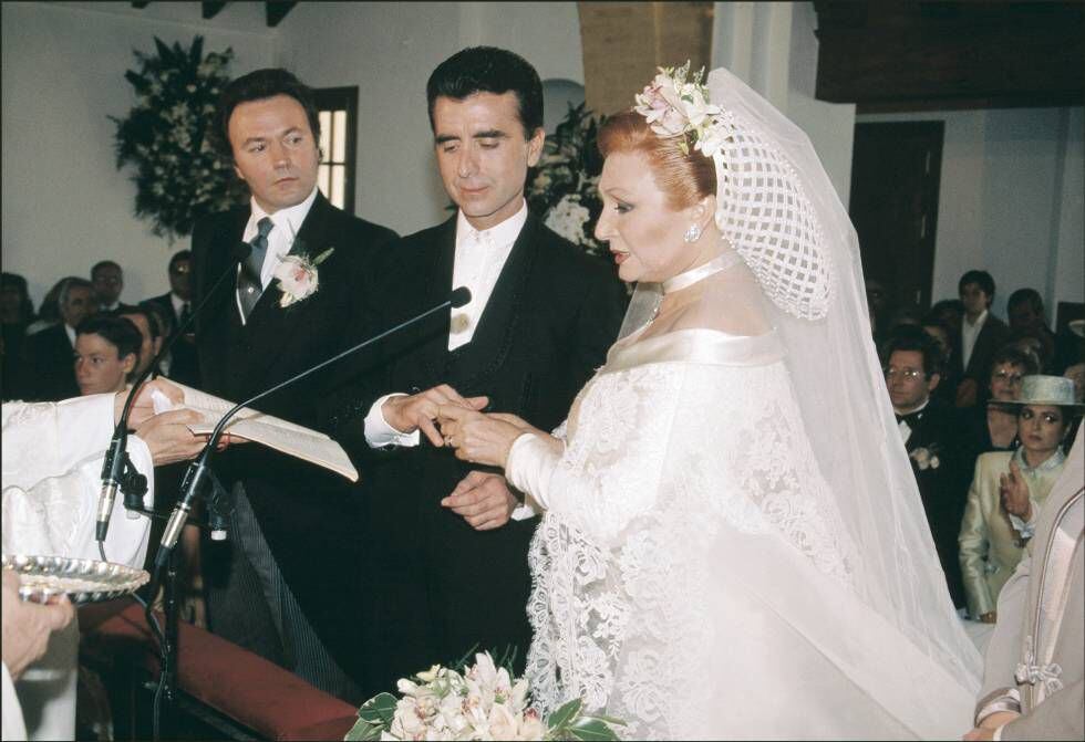 La boda de Rocío Jurado y José Ortega Cano